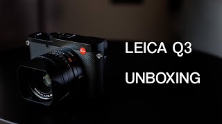 Leica Q3 Unboxing [upl. by Grindlay205]