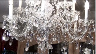 How to Clean a Crystal Chandelier [upl. by Enelia]