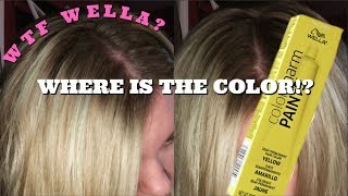 WELLA COLOR CHARM PAINTS  WORST HAIR COLOR EVER [upl. by Tsenrae]