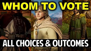 Vote for Ealdorman of Lincolnscire Hunwald Aelfgar or Herefrith  Choices amp Outcomes  AC Valhalla [upl. by Jeroma604]