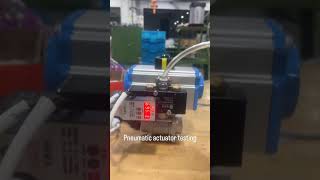 Pneumatic actuator testing valves gatevalve ytshorts [upl. by Ghassan]