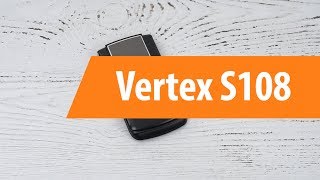 Распаковка сотового телефона Vertex S108  Unboxing Vertex S108 [upl. by Gefell]