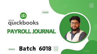 Quickbooks Payroll Journal Entry [upl. by Eiramanit]