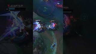 Top Lane Ahri Quadra Kill leagueoflegends naaknako toplane ahri lolclips [upl. by Stockwell]