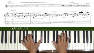 Irlandaise by Claude Bolling Piano Tutorial [upl. by Albric]