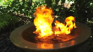 Check Out This Awesome FIRE Water Feature We Created [upl. by Arres379]