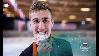 Matteo Rizzo ITA  EuroFigure Moscow 2018 [upl. by Ithsav867]