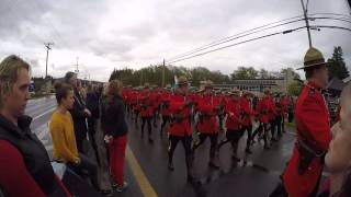 4KVictoria Police Procession in Honour of ConstSarah Beckett  LangfordVictoria BC [upl. by Dammahum]