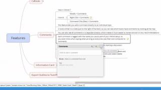 XMind 7  Comments Tutorial [upl. by Notkcorb266]