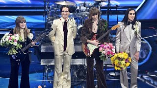 Maneskin quotCoralinequot Live Sanremo 2022 [upl. by Lippold]