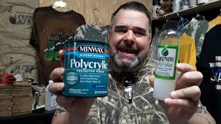 Are These The Same MINWAX Polycrylic Says quotNot To Get It On Your Clothesquot Where Did You Put It [upl. by Rollo699]