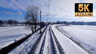 5K Snow Cab Ride through the back yards of Soest Baarn  Utrecht CABVIEW HOLLAND SLT 9feb 2021 [upl. by Nnahgem354]