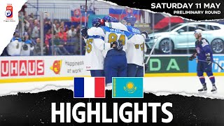 Highlights  France vs Kazakhstan  2024 MensWorlds [upl. by Ongineb]