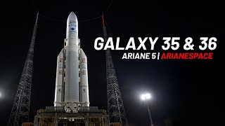 🔴 EN DIRECT LANCEMENT ARIANESPACE GALAXY 35 amp 36 amp MTGI1  Fusée ARIANE 5  Lancement spatial [upl. by Reehsab476]