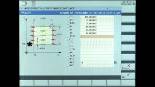 SINUMERIK 808D Tutorial Milling Part 11  Cycle71 Face milling [upl. by Andre507]