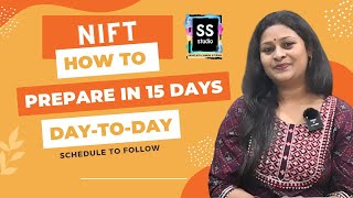 HOW TO PREPARE FOR NIFT ENTRANCE EXAM 2023 IN 15 DAYS I DAY TO DAY SCHEDULE [upl. by Kinny]