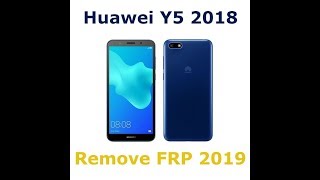 Remove FRP Huawei Y5 2018 DRA  L01  Bypass google account huawei y5 2018 android 810 [upl. by Amaryl]