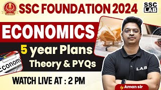 SSC CGL 2024  5 Year Plan in India  पंचवर्षीय योजना  SSC CGL Economics Classes  By Aman Sir [upl. by Pippo975]