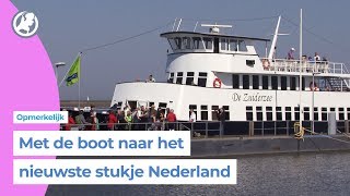 Eerste veerboot vertrekt naar Marker Wadden [upl. by Bausch]