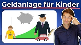 Geldanlage für Kinder Richtig sparen und anlegen fürs Kind  Finanzfluss [upl. by Cavanaugh]