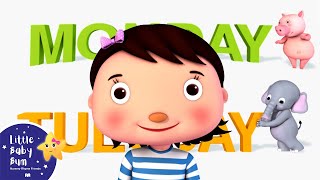 Weekdays and Weekends  Days of the Week  Little Baby Bum  Nursery Rhymes for Kids  Baby Song 123 [upl. by Ayama]