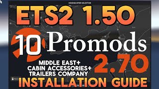 How to Install Promods 270 Update amp Installation Guide Euro truck simulator 2 150 Gameplay ets2 [upl. by Trin901]