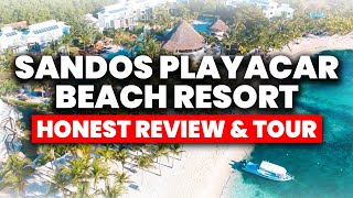 Sandos Playacar Beach Resort  Playa Del Carmen  HONEST Review amp Tour [upl. by Rovelli]