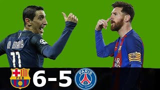 Barcelona vs PSG 65 agg  Greatest Comeback or Robbery 2017 [upl. by Tica]