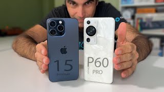 iPhone 15 Pro Max vs Huawei P60 Pro  ¿CUÁL SERÁ MEJOR [upl. by Turne100]