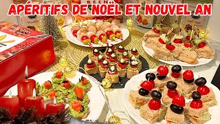 Apéritifs Festifs sans cuisson à base de pain de mie pour les célébrations de Noël et de Nouvel An 🎇 [upl. by Crawley]