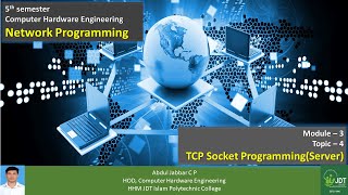 TCP SOCKET PROGRAMMING SERVER  NETWORK PROGRAMMING  JAVA [upl. by Karlen]