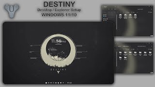 The minimal DESTINY GAMING desktop setup for windows 10 and windows 11 [upl. by Emelita]