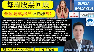 KS看股  周末马股KLSE分享  192024💥金融建筑房产 还能涨吗💥 YTL YTLPOWR GAMUDA IJM SUNCON GREATEC GENETEC DIALOG [upl. by Kempe]