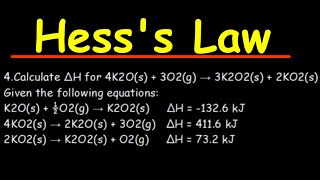 Hesss Law Basic Introduction [upl. by Anilasor]