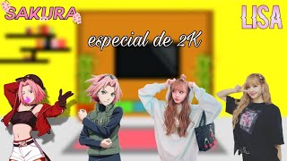 sala naruto meninos  o kakashi reage sakura as lisa de blackpink [upl. by Maxwell886]