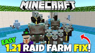 How to FIX Your Broken RAID FARMS in Minecraft 121 Minecraft Bedrock Tutorial [upl. by Mayeda]