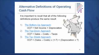 Session 10 Objective 4  Alternative Definitions of Operating Cash Flow [upl. by Herald]