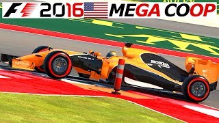 STRATEGIE RISIKO OVER 9000 R – Lets Play F1 2016 Mega Coop Saison German Deutsch 10 [upl. by Pincas]