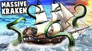 GIANT KRAKEN vs PIRATE SHIP Bomber Crew amp FTL  Abandon Ship Gameplay [upl. by Shifrah]