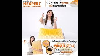 ERGOTREND หมอนเพื่อสุขภาพ Hexpert 3D Honeycomb grid ERGONOMIC PILLOW [upl. by Desdamona905]