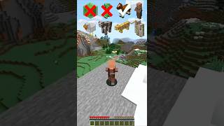 fall damage vs different mobs in Minecraft はいよろこんで minecraft shorts memes [upl. by Juliet]