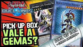 VALE A PENA INVESTIR NA PICK UP BOX YUGIOH DUEL LINKS [upl. by Ecinom382]