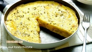 Frittata  Ham and Potato [upl. by Hugibert]