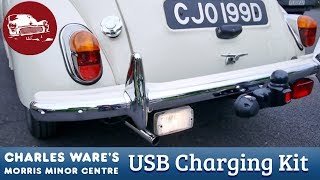 Morris Minor USB Charger Kit  Charles Wares Morris Minor Centre [upl. by Amis898]