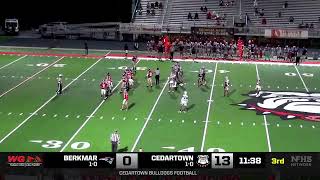 FOOTBALL Cedartown Bulldogs vs Berkmar Patriots [upl. by Pitt]