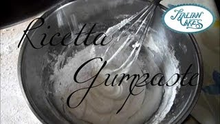 Pasta di gomma ricetta gumpaste recipe by ItalianCakes [upl. by Toy]