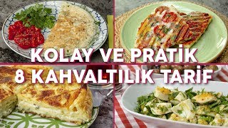 Kolay ve Pratik 8 Kahvaltılık Tarif Seç Beğen  Yemek Tarifleri [upl. by Salis]