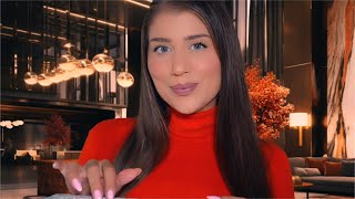 ASMR RP  Luxury Autumn Hotel CheckIn amp Fall Menu 🇮🇹 Italian Accent [upl. by Heyes608]