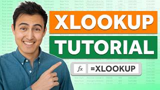 The Ultimate XLOOKUP Tutorial The Best Excel Formula [upl. by Volnak]