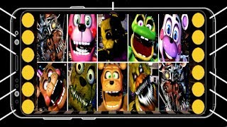 ALL ANDROID JUMPSCARES  Ultimate Custom Night [upl. by Stedmann552]